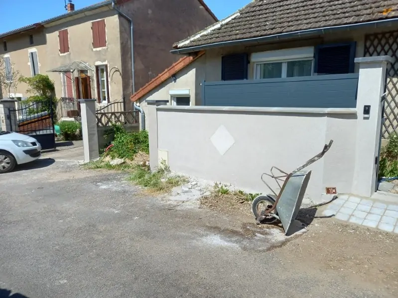 Pose de Pavés Autobloquants et Enduit Gratté à Saint-Cyr